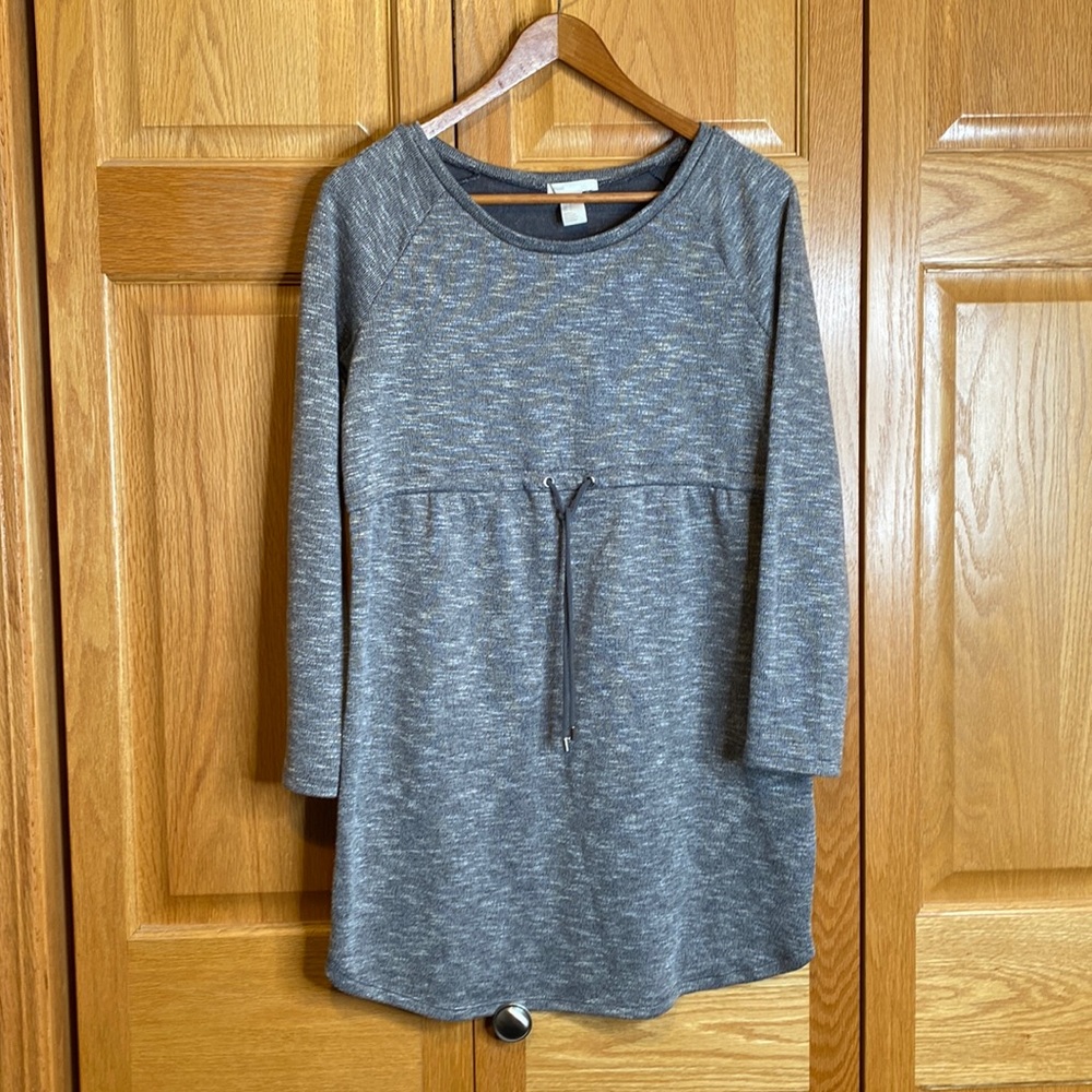 Mama by H&M gray midi dress size medium